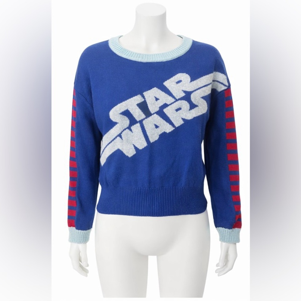 Star Wars Blue and Red Crew Neck XS Sweater